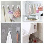 Yapışkanlı Duvar Kancaları Banyo Mutfak 24 Paket Ağır Hizmet 10 kg (Maks) Çivisiz Yapışkan Askılar Paslanmaz Kancalı Yardımcı Havlu Banyo Tavan Kancaları