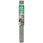 YARDGARD 308400B Kümes Hayvanları Ağı Çiti, 60 cm x 10 Ayak, Gümüş