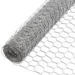 YARDGARD 308400B Kümes Hayvanları Ağı Çiti, 60 cm x 10 Ayak, Gümüş