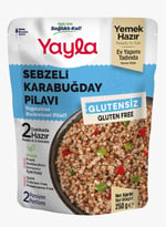 Yayla Glutensiz Sebzeli Karabuğday Pilavı (250 Gr) 6lı paket - Seçenekler: Pack of 6, 250 Gr, 250 Gr 2li paket, (250 Gr x 12)