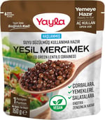Yayla Haşlanmiş Suyu Süzülmüş Yeşil Mercimek 150 G Tekli Paket