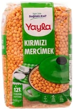 yayla Kırmızı Mercimek, 500 gr