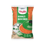 yayla Kırmızı Mercimek Top Tane 2 kg