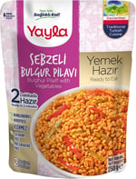 Yayla Sebzeli Bulgur Pilavı 250 Gr Tekli Paket