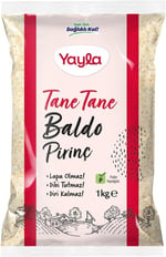Yayla Tane Tane Baldo Pirinç 1 Kilogram