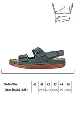 Yazlık Erkek Hakiki Deri Sandalet