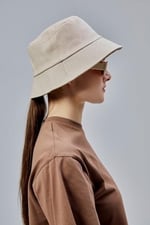 Yazlık Kumaş Kova Şapka, Erkek Kadın Düz Balıkçı Bucket Şapka, Unisex