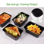 Yemek Hazırlama Kapları [10 Paket] 1 Kapaklı Bölme, Gıda Saklama Kapları, Bento Kutusu, BPA İçermez, İstiflenebilir, Mikrodalga/Bulaşık Makinesi/Dondurucuya Uygun (32 oz)