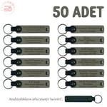 Yeni Doğan Hatırası Anı Anahtarlığı Set 50'li, 50'li Set, MH-KAN8536X50, Kül Gri & Lacivert, üniseks-bebek