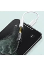 Yeni Nesil 14 13 12 11 Iphone Aux Ses Kulaklık Dönüştürücü Iphone Için 3.5mm Çevirici Dönüştürücü BEYAZ