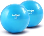 Yes4All Ağırlıklı Tonlama Topları, Egzersiz, Pilates, Yoga, Denge, Esneklik İçin Yumuşak Sağlık Topları, 0,9 kg-4,5 kg - Seçenekler: A. Pürüzsüz, Düz, Elmas sap, Renk Mermer
