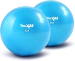 Yes4All Ağırlıklı Tonlama Topları, Egzersiz, Pilates, Yoga, Denge, Esneklik İçin Yumuşak Sağlık Topları, 0,9 kg-4,5 kg - Seçenekler: A. Pürüzsüz, Düz, Elmas sap, Renk Mermer