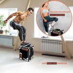 Yes4All Antrenman için yumuşak köpükten Plyo kutusu, crossfit, MMA, piyometrik antrenman için – 3'ü 1 arada ahşap çekirdekli zıplama kutusu