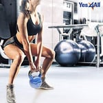 YES4ALL Combo Special: Vinil kaplamalı duruşu sağlar Ağırlık setleri – Ağırlık mevcut: 5, 10, 15, 20, 25, 30 lbs