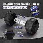 Yes4All D8FC Kettle Grip sap, dambılları antrenmanlar için girya dönüştürmek için, A. kırmızı/siyah, halter dönüştürücü