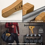Yes4All Deadlift Jack/Barbell Stand & Cork Squat Wedge Block for Weight Training, Deadlift Exercises, Powerlifting, Suitable for Loading, Unloading Heavy Barbell Plates