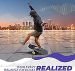 Yes4All denge tahtası spor eğitmeni, ayarlanabilir durduruculara sahip sörf antrenman tahtası, karın kası gücünü ve denge kontrolünü geliştirir