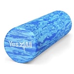 Yes4All Fasya rulosu, sırt, omurga, bacaklar, kollar için, 30/45/60/90 cm, orta sertlikte köpük rulo, yoga, pilates, esneme ve fitness için köpük rulo