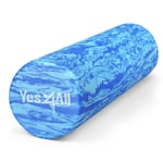 Yes4All Fasya rulosu, sırt, omurga, bacaklar, kollar için, 30/45/60/90 cm, orta sertlikte köpük rulo, yoga, pilates, esneme ve fitness için köpük rulo