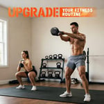 Yes4All Kettlebel/küre dambıl, dökme demirden 2-22 kg - siyah girya