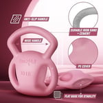 Yes4All Kettlebell 3 Kulplu, Kettlebell'ler için Geniş ve Dokulu Tutma Yeri, Küçük Ağırlıklar, Kulplu Dumbbell ile Çalışma - 2268 g / 4536 g / 6804 g / 9072 g / 11340 g