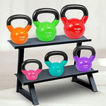 Yes4All Kettlebell Seti, Vinil Kaplama, Kombo, Tüm Vücut İçin, Egzersiz Ekipmanları, Şınav, Kavrama Gücü Egzersizi, Dambıl Ağırlık Egzersizleri