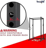 Yes4All Olympische Hantelscheibenhalter Power Rack Aufsatz Für 5.1x5.1cm Power Rack - Passend 5.1cm Olympische Hantelscheiben