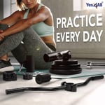 Yes4All T-Bar Row Plate Post Insert Landmine – Fit 2” Olympic Bars – Full 360° Swivel & Easy to Install