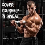 Yes4All Üniseks Kablo Bağlantısı Combo Çift D Kolu Kauçuk Lat Makine Ataşmanı Triceps Halatı Düz ​​Döner Bar V Şekli Bar Kablo Ek Kablo Ev Spor Salonu için Makine Aksesuarları