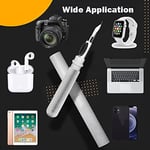 Yesimla Airpods Kulaklık Temizleme Kiti, Airpods Pro 1 2 3 Temizleyici Kit Kalem Şekli Kablosuz Kulaklıklar için Yumuşak Fırçalı Bluetooth Kulaklık Şarj Kutusu Aksesuar Aracı, Bilgisayar, Kamera ve Te