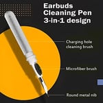 Yesimla Airpods Kulaklık Temizleme Kiti, Airpods Pro 1 2 3 Temizleyici Kit Kalem Şekli Kablosuz Kulaklıklar için Yumuşak Fırçalı Bluetooth Kulaklık Şarj Kutusu Aksesuar Aracı, Bilgisayar, Kamera ve Te