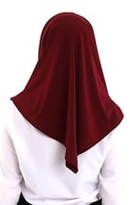 Yetişkin Pratik Eşarp Bordo Renk