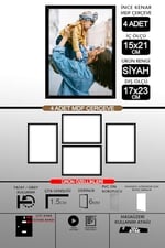 yhfoto 4 Adet 15x21 İnce Çıtalı A5 Siyah 6mm Fotoğraf Siyah