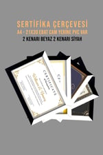 yhfoto 5 Adet A4 Çerçeve Pvcli 21x30 Sertifika Için Çerçeve Diploma Için Çerçeve Belge Için Çerçeve beyaz 21 x 30