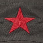 Yıldızlı Fidel Castro Che Guevara Şapkası Yeşil Renk