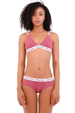 YingYoung Everyday Essentials Hipster Slip Külot (Kırmızı, XS)