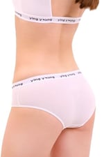 YingYoung Everyday Essentials Hipster Slip Külot (Beyaz, M)