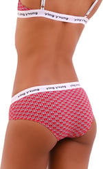 YingYoung Everyday Essentials Hipster Slip Külot (Kırmızı, XS)