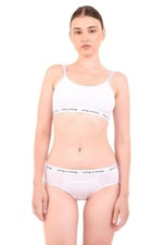 YingYoung Everyday Essentials Hipster Slip Külot (Beyaz, L)