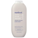 Yöntem Vücut Yıkama, Basitçe Besler, Hindistan Cevizi, 18 Fl Oz