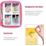 Yoto Kartları için Kart Kılıfı - Çocuk Aksesuarı, Fermuarlı Yumuşak Taşınabilir Klasör ve 96 Cepli Oyuncu ve Mini Sesli Kitap Kartları, Seyahat için Yoto Mini Silikon Kılıflı Kart Bağlayıcı Tutucu