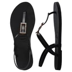 You Paraty Buckle Turtle Siyah Kadın Terlik 4148917-0090