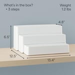 YouCopia 1 kutu düzenleyici ShelfSteps düzenleyici, plastik, beyaz