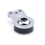 YoungRC RC 25T Servo Saver Alüminyum 3 Delikli Ayarlanabilir Yüksek Torklu Servo Saver Seti 1/10 RC Araba Paletleyici SCX10 Capra TRX4 TRX6 RC Tekne Parçaları için (Titanyum)