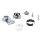 YoungRC RC 25T Servo Saver Alüminyum 3 Delikli Ayarlanabilir Yüksek Torklu Servo Saver Seti 1/10 RC Araba Paletleyici SCX10 Capra TRX4 TRX6 RC Tekne Parçaları için (Titanyum)