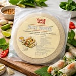 Yuandong Pirinç Yufkası 10 Yaprak (22 cm) – Rice Paper Glutensiz| Vietnam Usulü Spring Roll & Sushi İçin İnce ve Esnek Pirinç Kağıdı