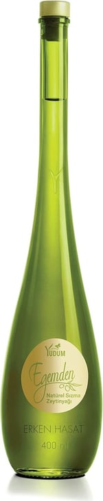 Yudum Egemden Özel Tasarım Erken Hasat 400 ml Sızma Zeytinyağı Cam