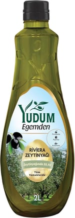 Yudum Egemden Riviera Zeytinyağı 1 lt Pet