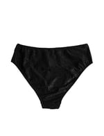Yüksek Bel Bikini Altı Dokulu Desenli