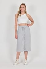 Yüksek Bel Cepli Rahat Kesim Mevsimlik Kadın Diz Altı 2'li Bermuda Siyah-Antrasit Kapri Şort - Bedenler: 3XL, 4XL, XS, S, M, L, XX-Large, XL, Tek Beden